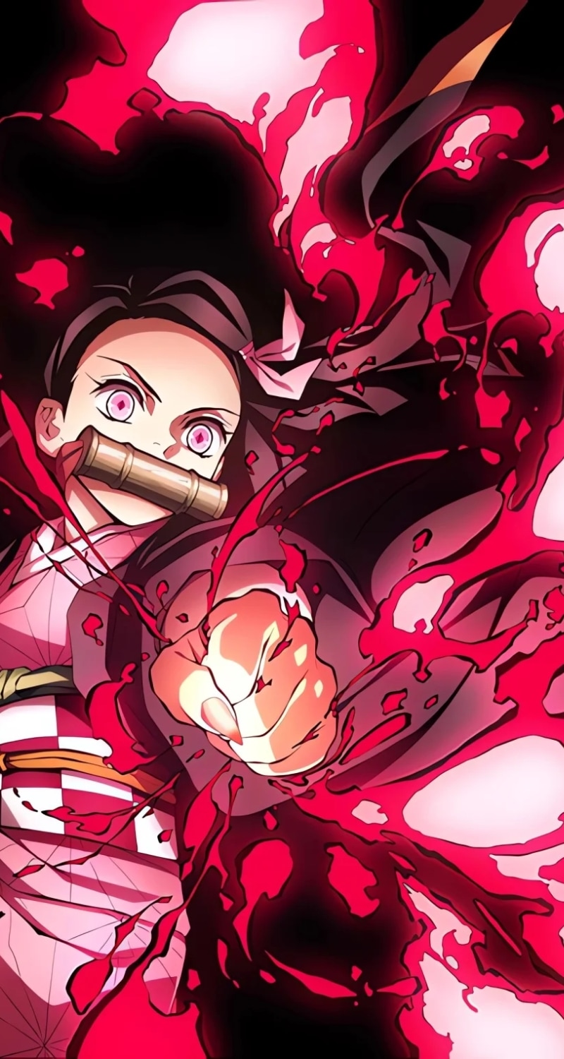 ảnh anime nezuko dễ thương