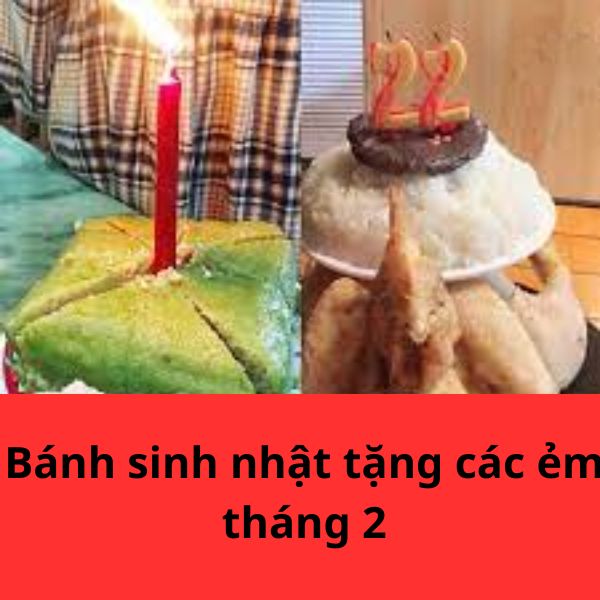 ảnh bánh sinh nhật troll tháng 2