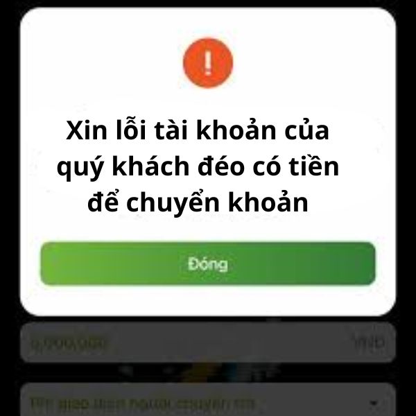 ảnh chuyển khoản troll méo có tiền ck