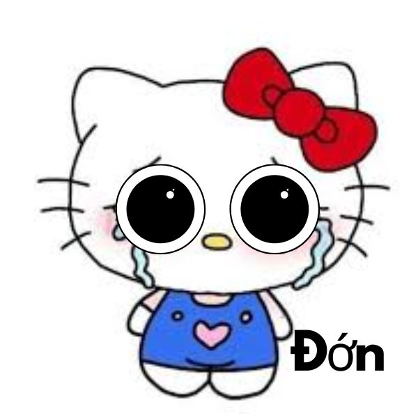 ảnh hello kitty cute mắt to