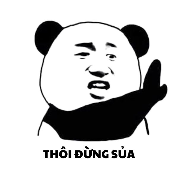 ảnh meme gấu trúc bựa xấu