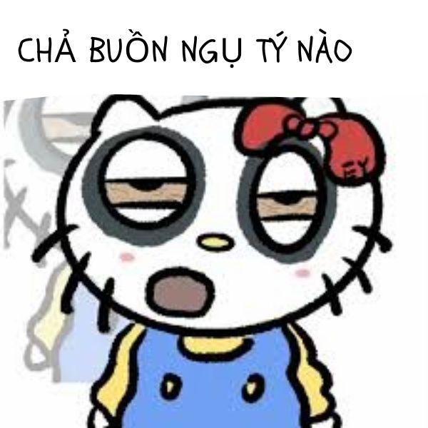 ảnh meme hài bựa buồn ngủ