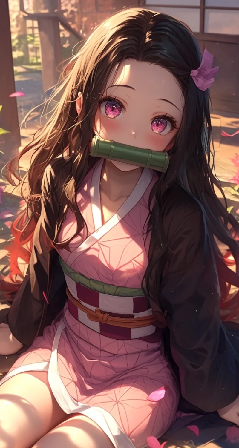 ảnh nezuko chibi cute