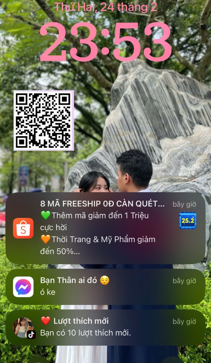 chế ảnh thông báo iphone để troll bạn bè soppi