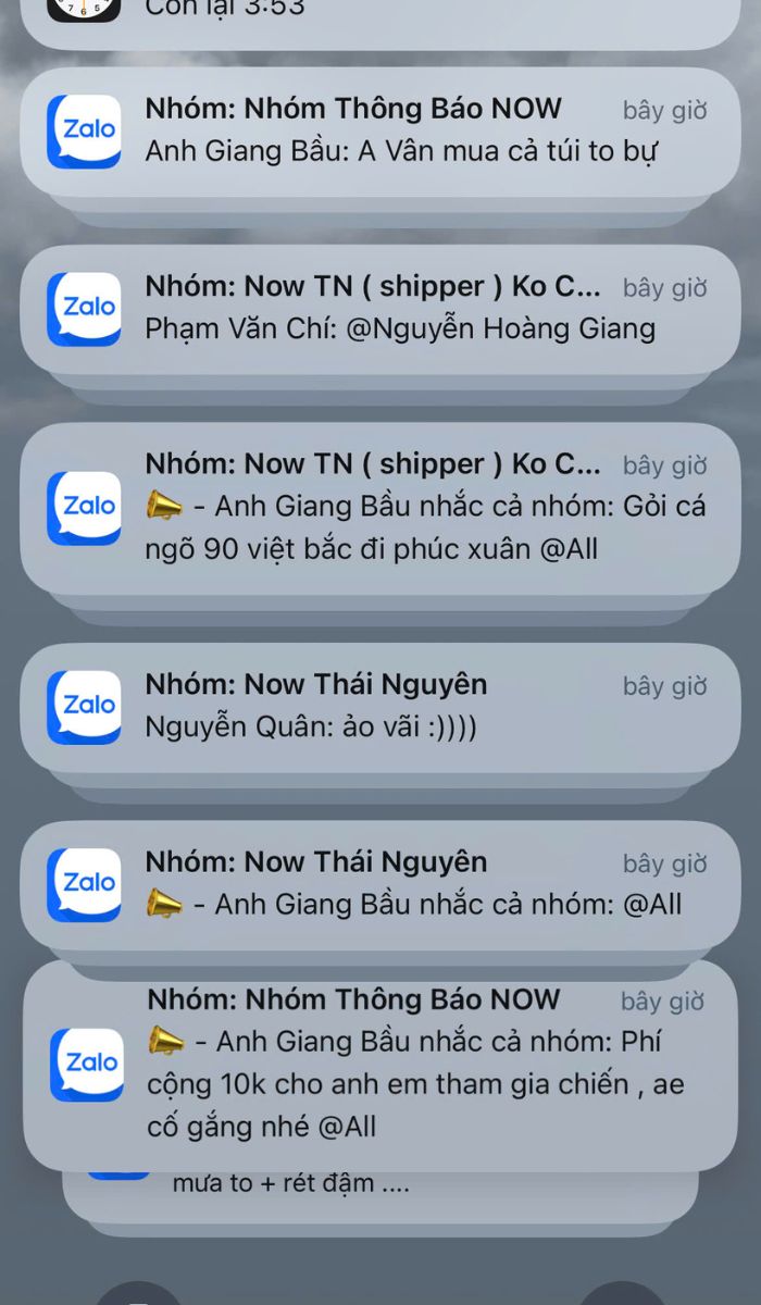 chế ảnh thông báo iphone để troll bạn bè zalo