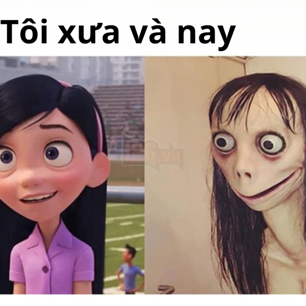 dark meme cô gái