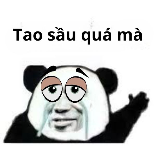 gấu trúc meme sầu