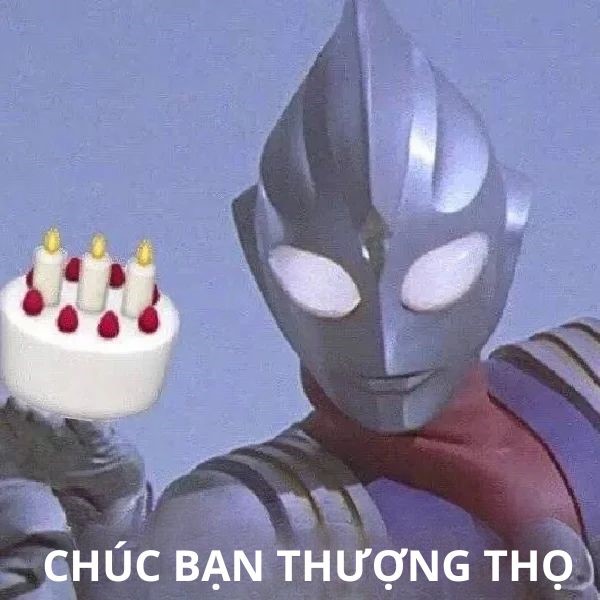 happy birthday meme siêu nhân