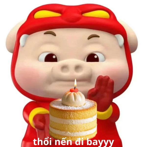 happy birthday meme lợn conn