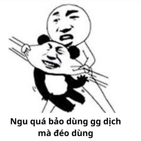 hình ảnh troll gg dịch ngu quá