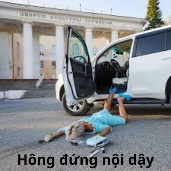 hình bị té xe troll siêu bựa