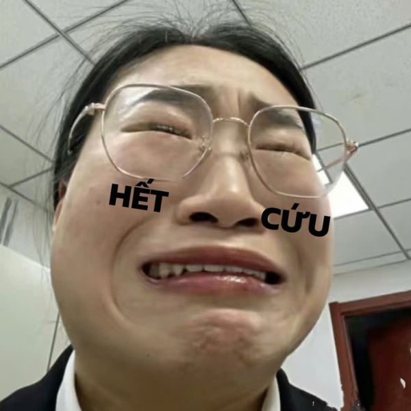 meme hết cứu cô gái khóc