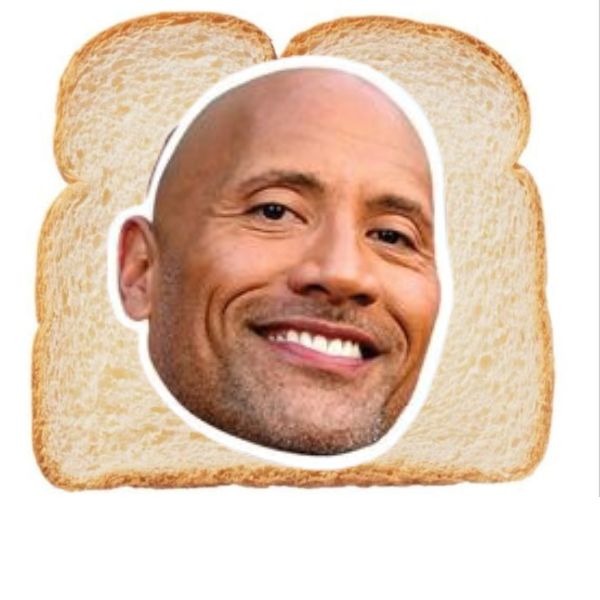 meme the rock bánh