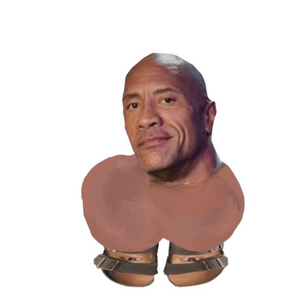 meme the rock công chúa