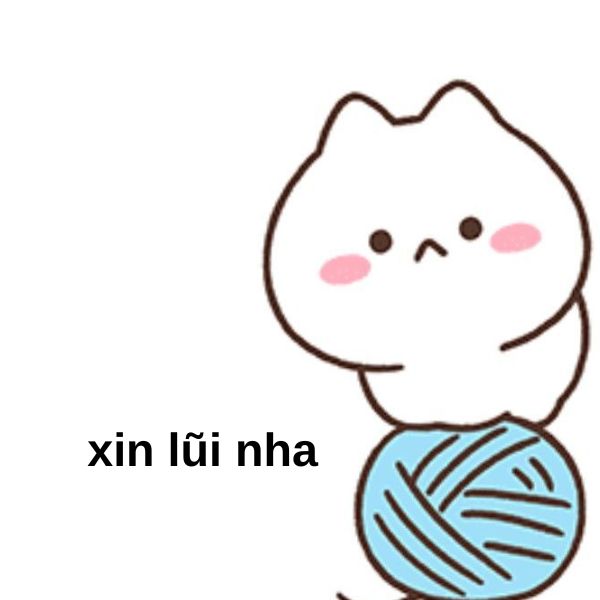 meme xin lỗi xinh