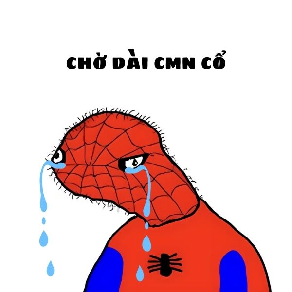 spider man meme khóc