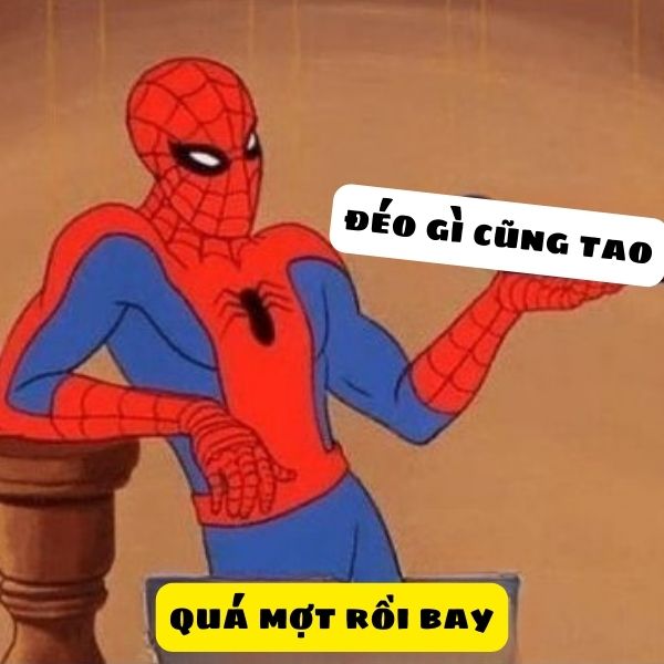 spider man meme mệt