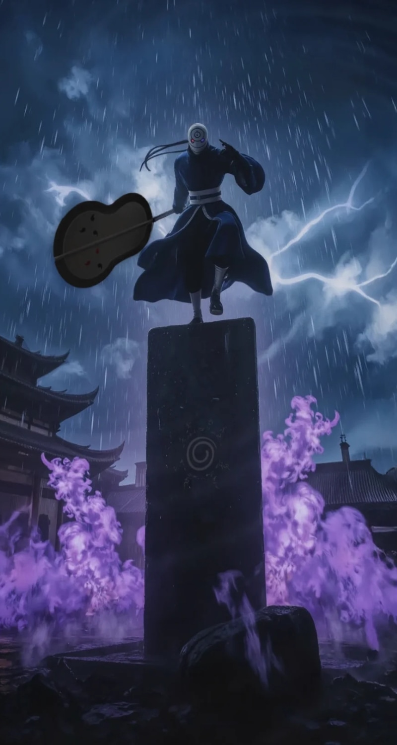 vẽ mặt nạ obito