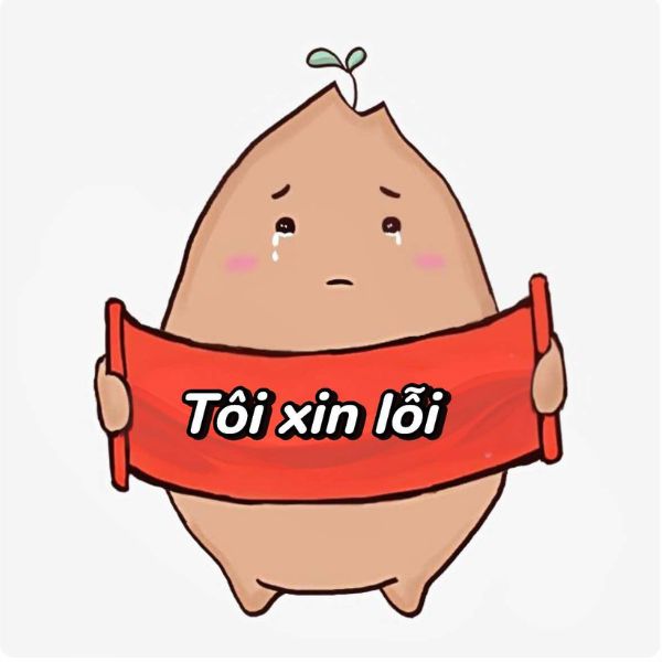 xin lỗi meme tục