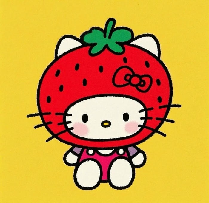 avatar quả dâu cute