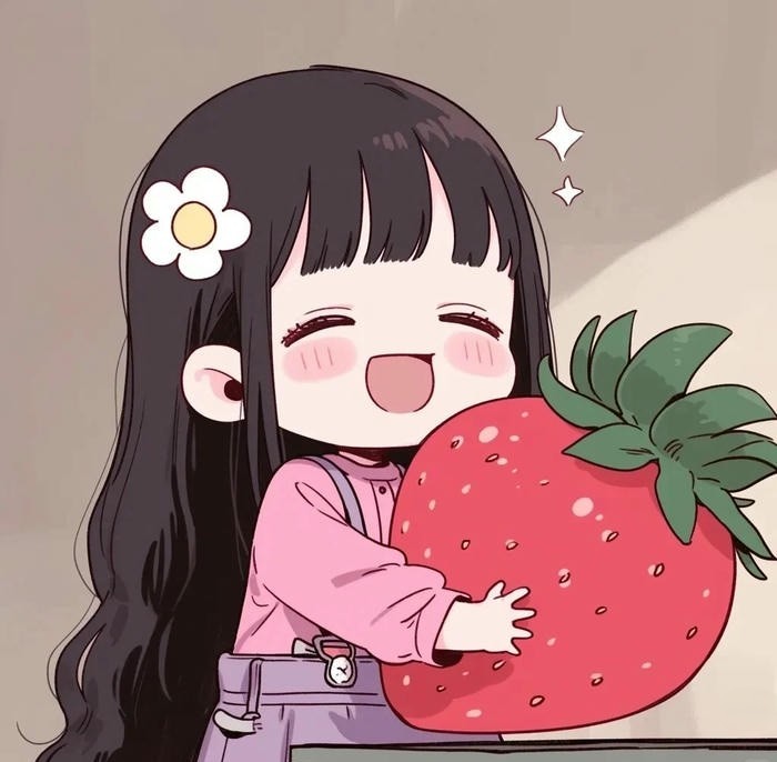hình nền dâu cute