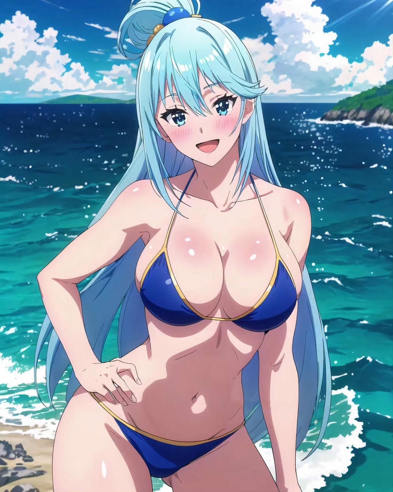 ảnh gái xinh anime mặc bikini quyễn rũ