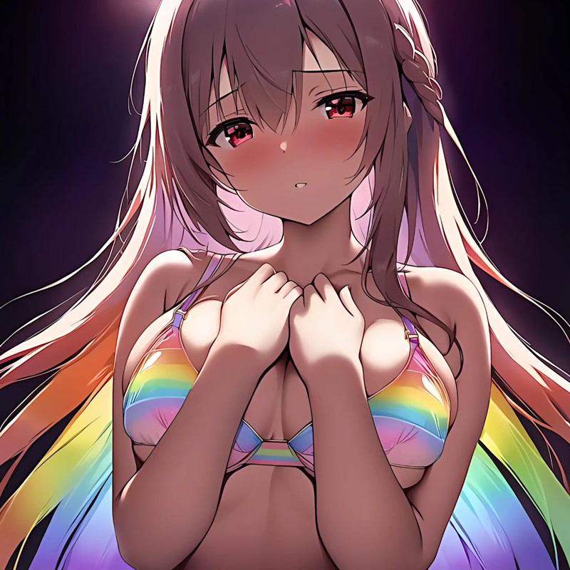 ảnh gái xinh anime mặc bikini
