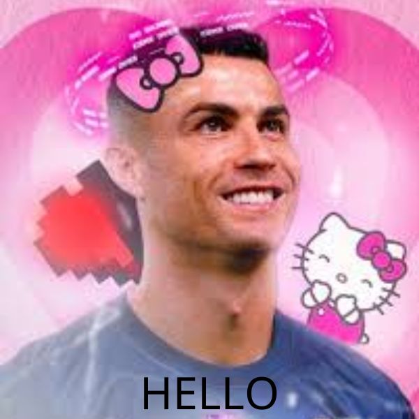 ảnh ronaldo bựa hello