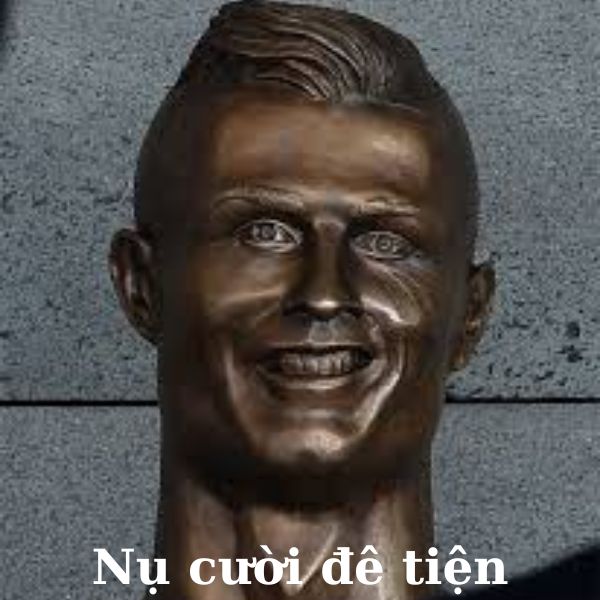 ảnh ronaldo bựa tượng đồng