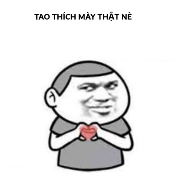 tao thích mày troll thả tim