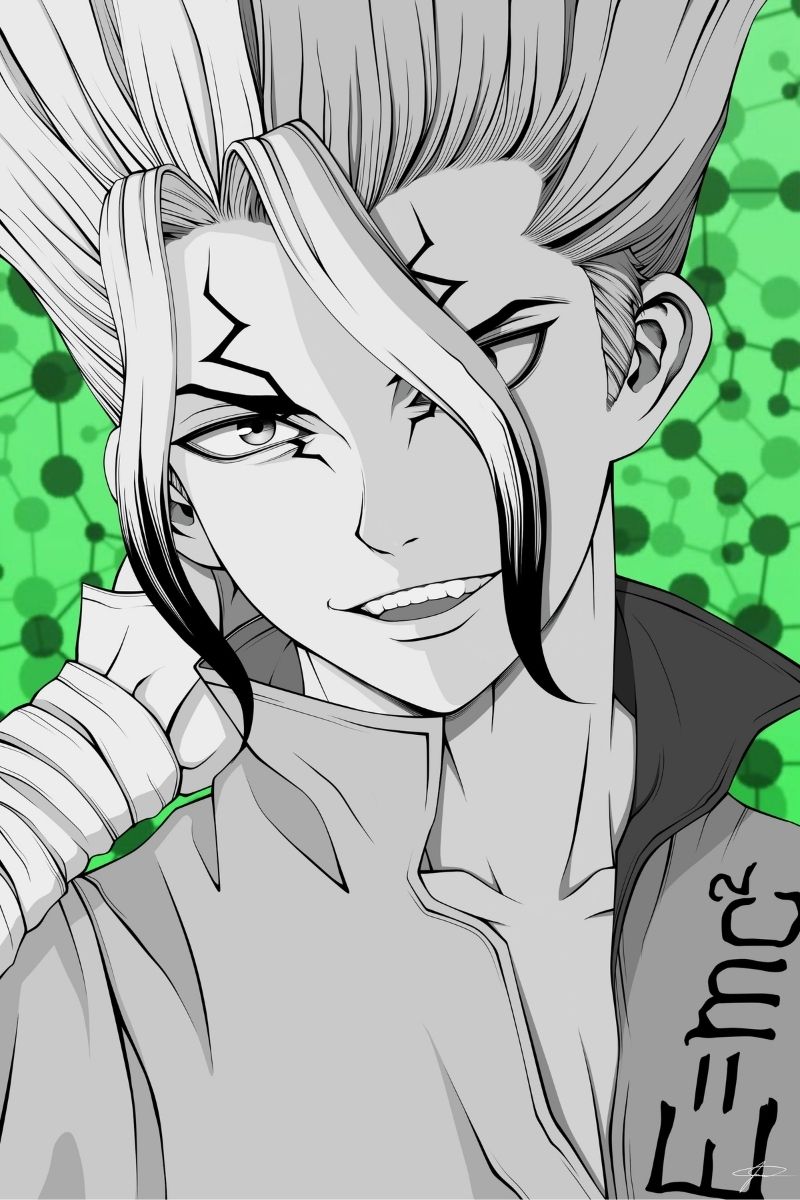 ảnh Senku Ishigami 3d