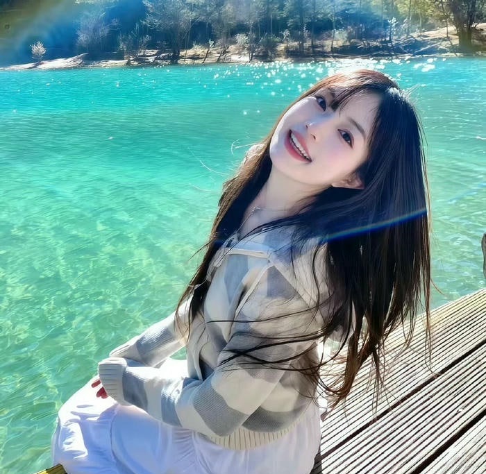 ảnh avatar màu xanh dương cute