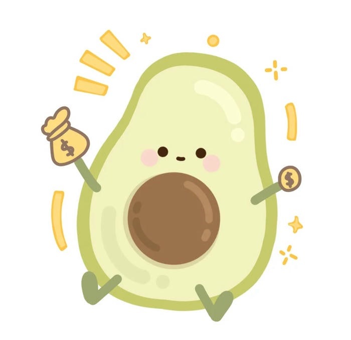 ảnh avatar quả bơ cute đẹp nhất