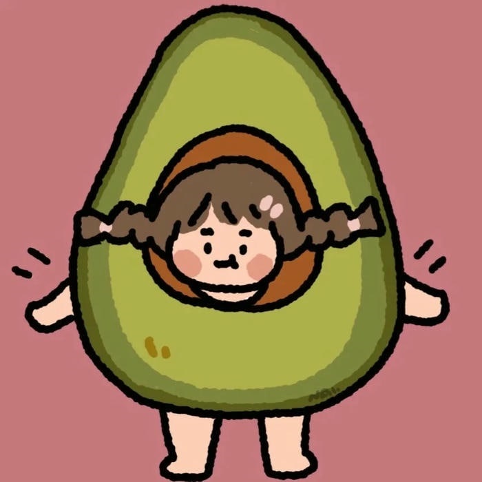ảnh avatar quả bơ cute siêu đẹp