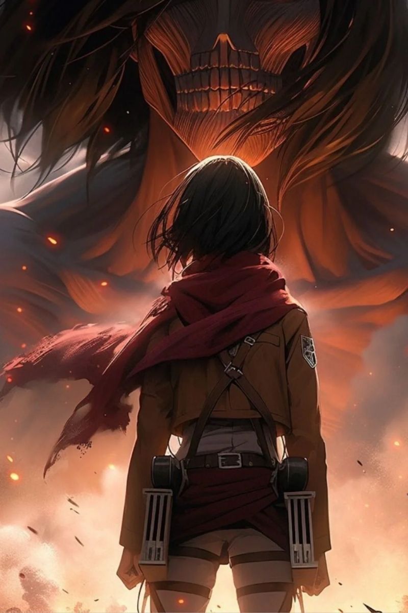 ảnh mikasa 4k