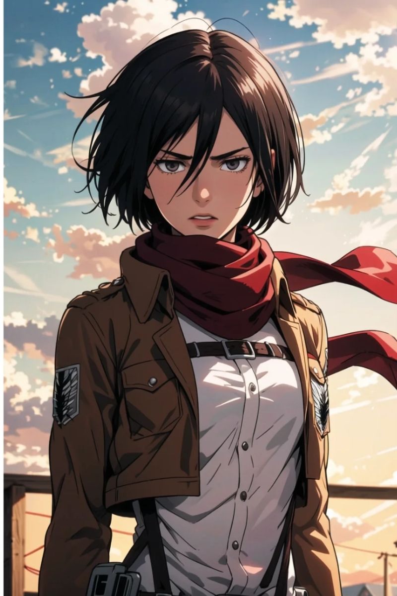 ảnh mikasa full hd