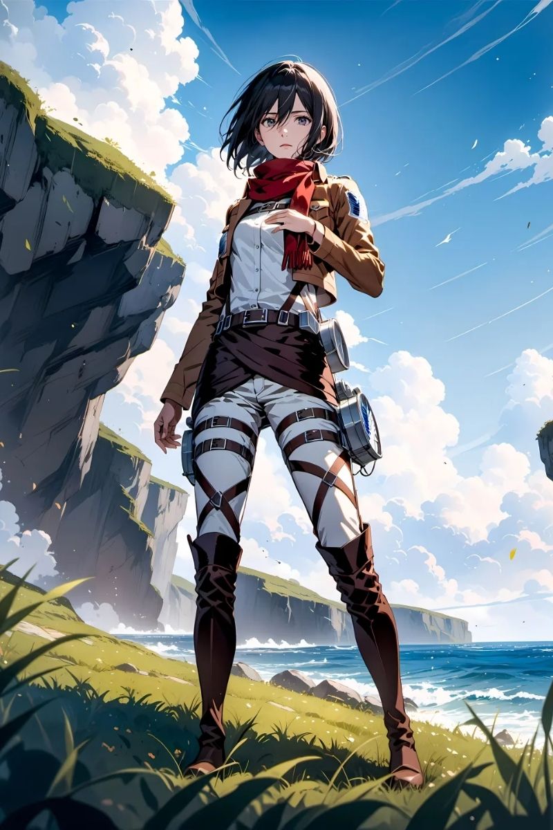 ảnh mikasa hd