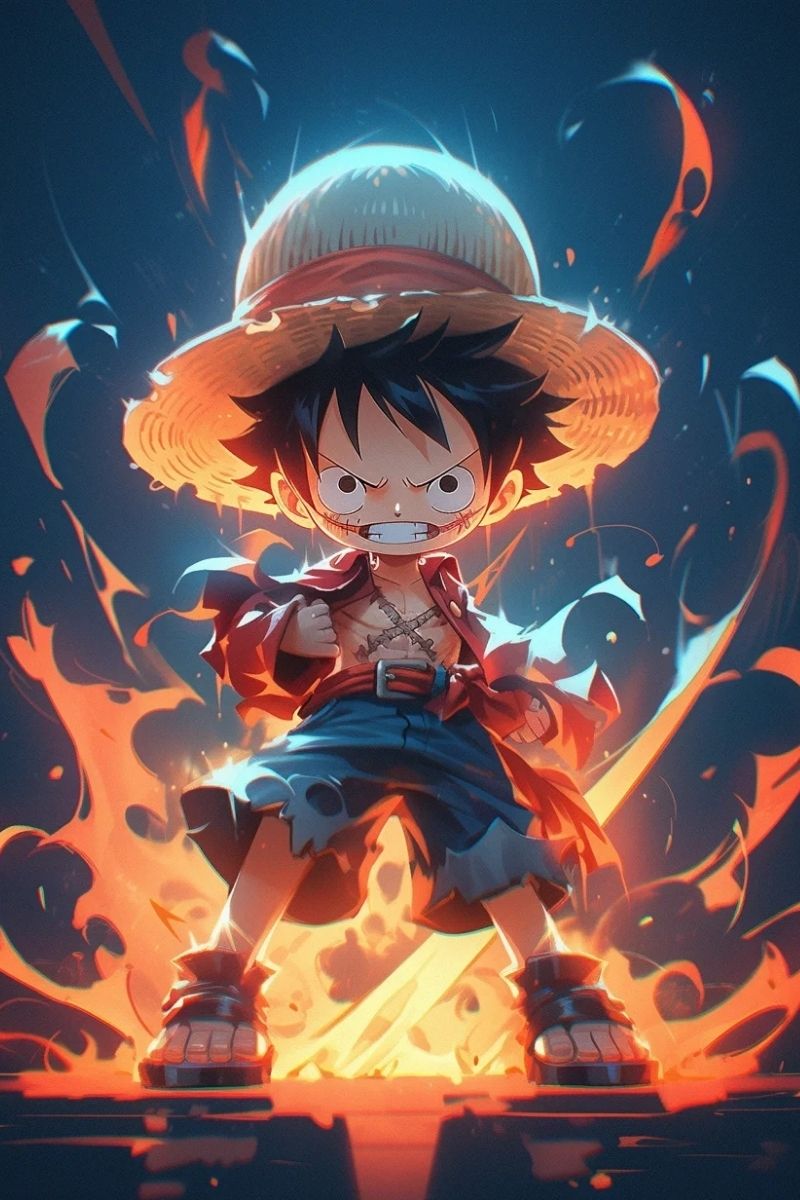ảnh nền luffy đáng yêu