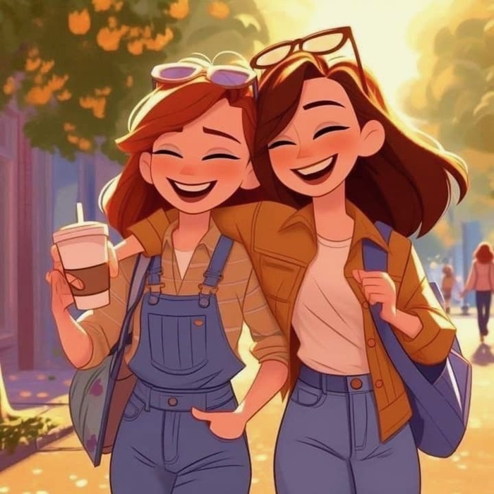 avatar bạn thân cute 4k