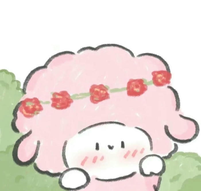 avatar nhóm cute cừu hồng