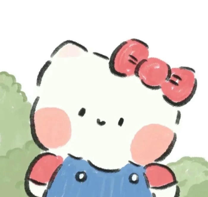 avatar nhóm cute hello kitty