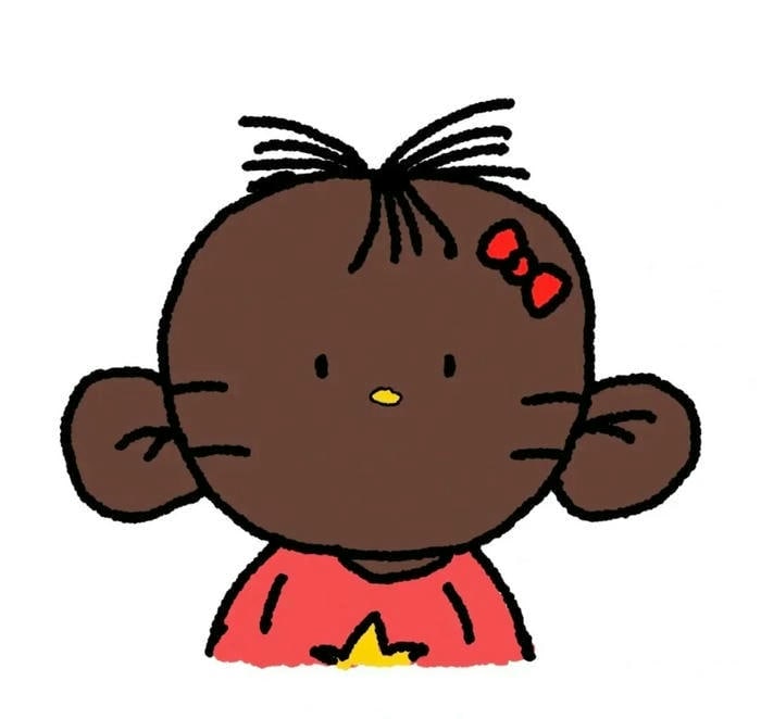 avatar nhóm da đen em bé
