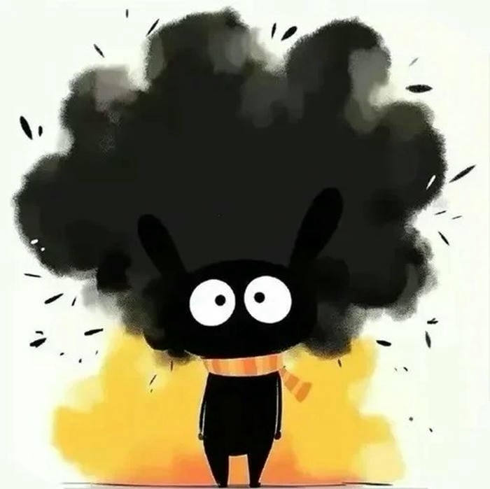 avatar nhóm màu đen