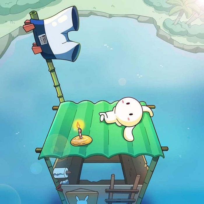 avatar thỏ 7 màu đẹp