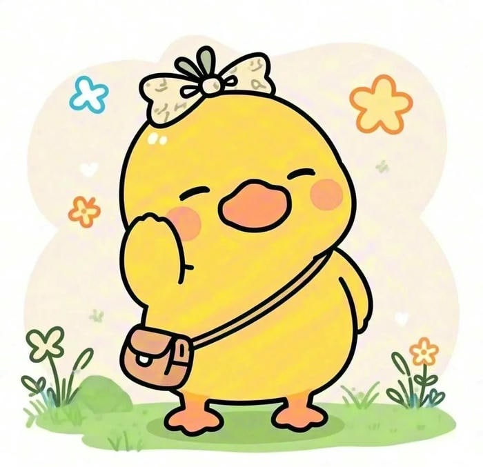 avatar vịt vàng cute nhất