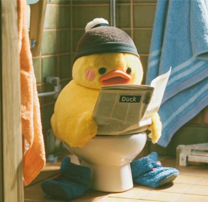 avatar vịt vàng cute