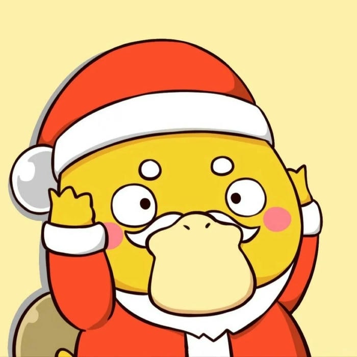 avatar vịt vàng noel