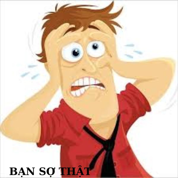 bạn sợ à meme toát mồ hôi