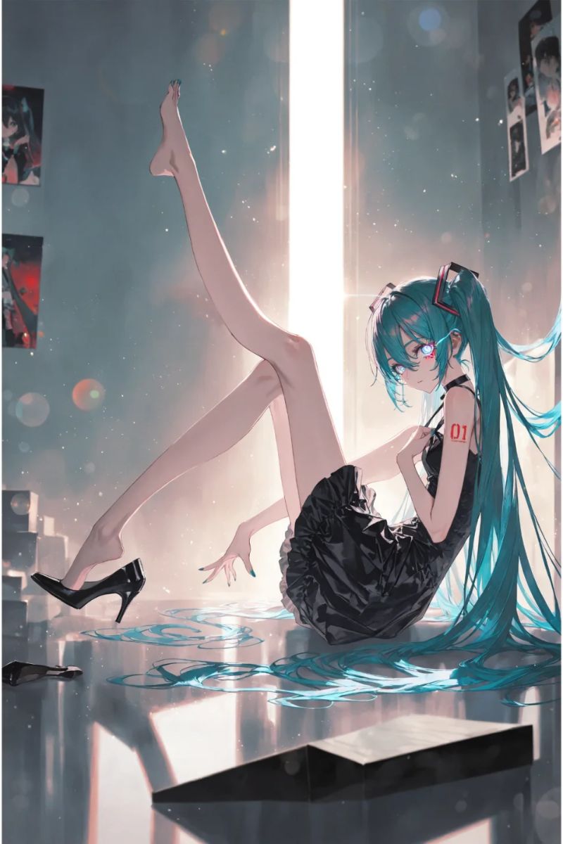 hình Hatsune Miku quyễn rũ