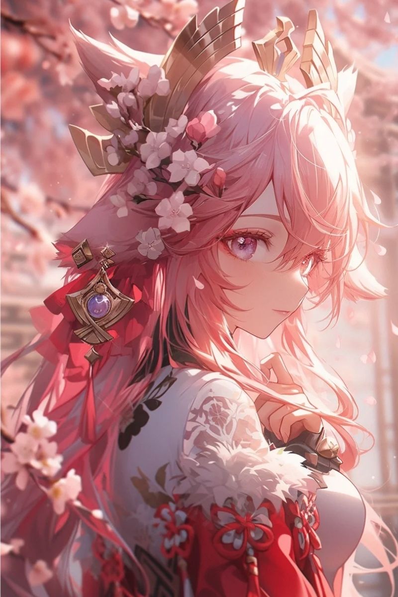 hình ảnh Yae Miko 3d